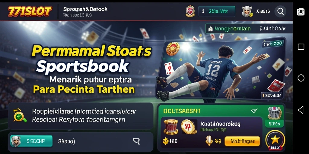 Tampilan utama 171SLOT menampilkan beragam pilihan taruhan olahraga.