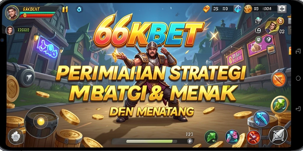 Tangkapan layar permainan strategi yang menampilkan antarmuka 66KBET.