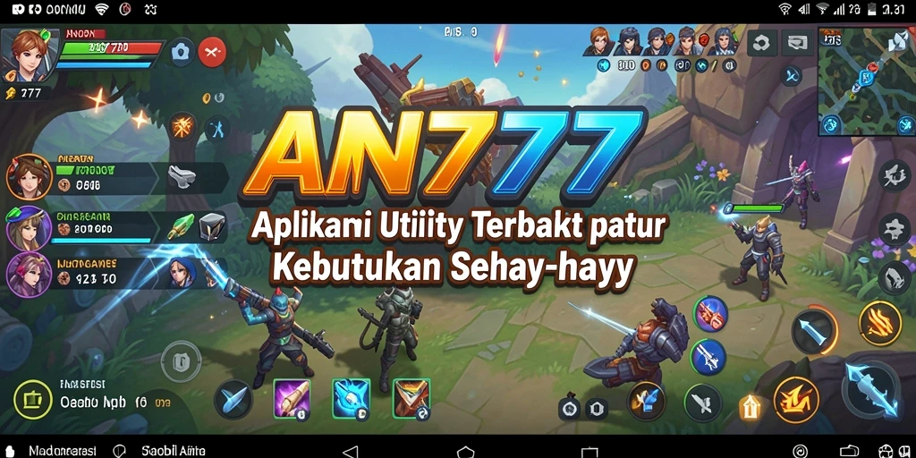 Tampilan antarmuka AN777 dengan fitur-fitur inovatif dan fungsionalitas.