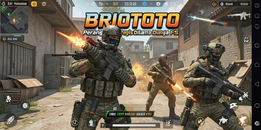 Tangkapan layar gameplay intens dari BRIOTOTO.