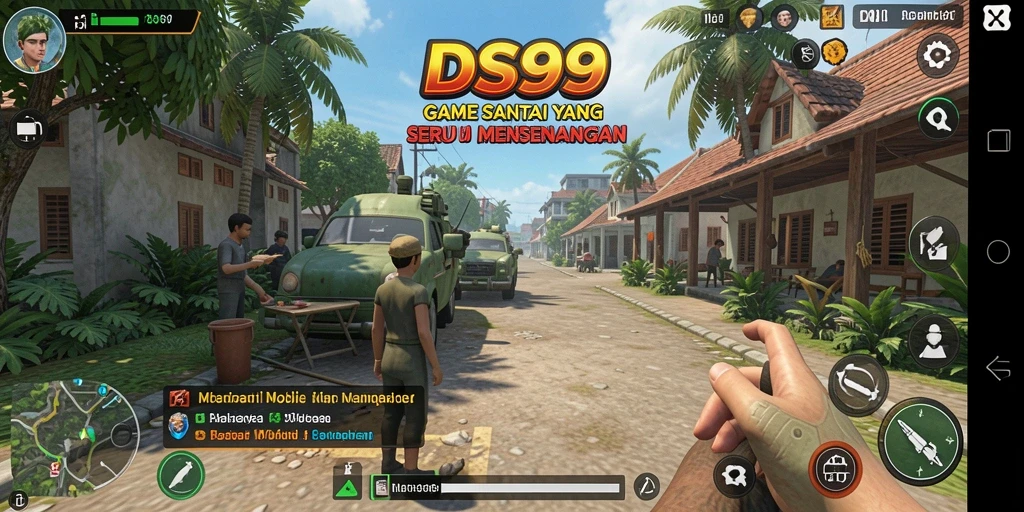 Tampilan gameplay seru dari DS99 yang mengasyikkan.