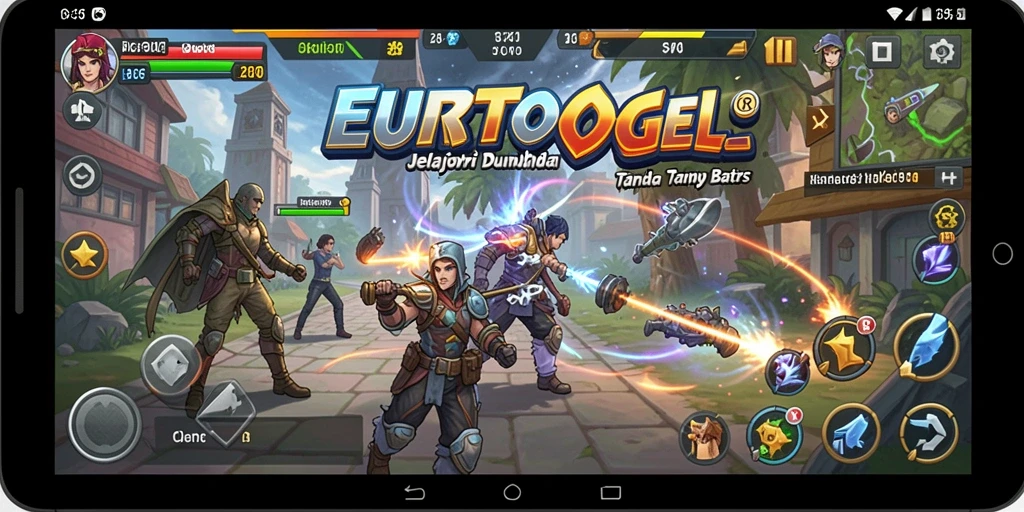 Screenshot gameplay EUROTOGEL yang menampilkan dunia Open World yang luas.