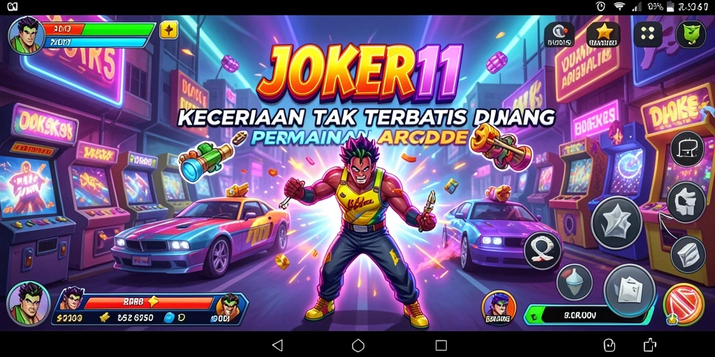 Tampilan menarik dari gameplay seru JOKER11 dengan berbagai level yang menantang.