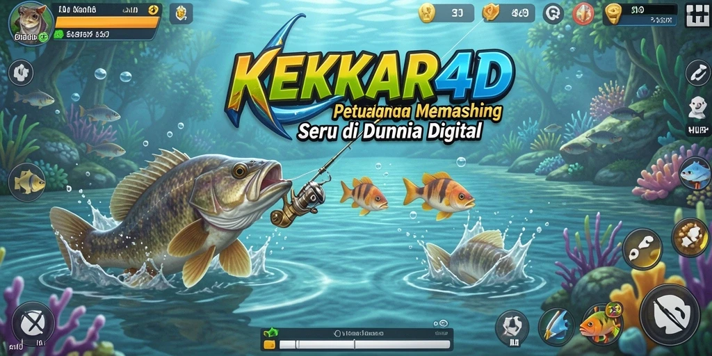 Tampilan terbaik dari gameplay memancing di KEKAR4D.