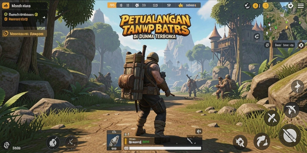 Gameplay MPO08 yang menakjubkan dalam dunia terbuka yang kaya.