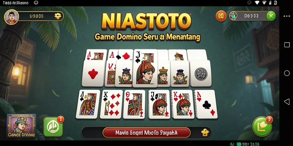 Tampilan gameplay seru NIASTOTO dengan teman-teman.
