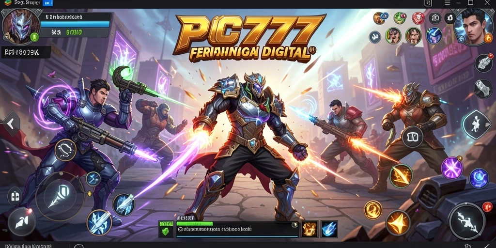 Tampilan memukau dari gameplay PC777 yang penuh aksi.