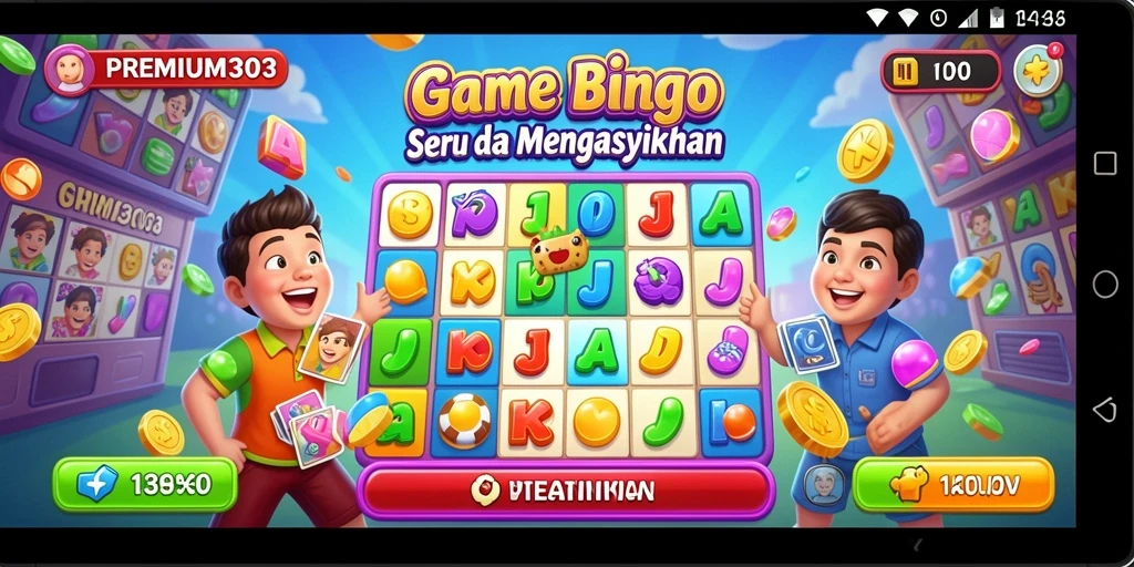 Gameplay seru Bingo yang menantang dan menghibur.