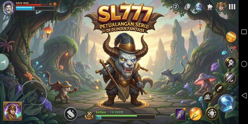 Screenshot gameplay SL777 menampilkan aksi petualangan yang mendebarkan.
